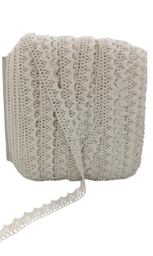 Kopanaki Dantel en 1,5 cm Krem 1 Metre