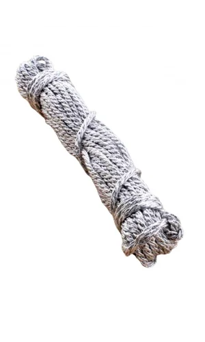 Kordon İp 5 mm Gümüş