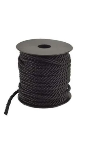 Kordon İp 5 mm Siyah