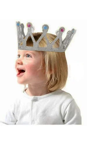 Kraliçe Tacı Gümüş Renk