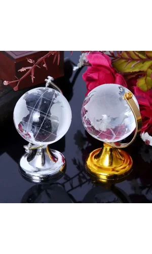 Kristal Küçük Boy Cam Dünya Küresi