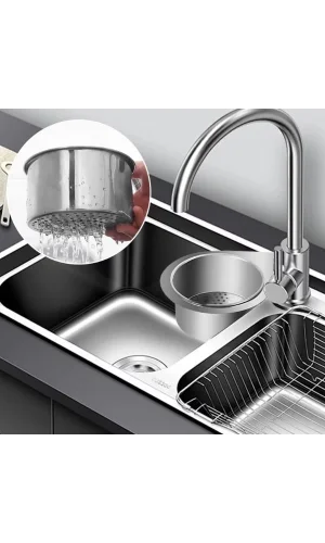 Kuğu Tasarımlı Paslanmaz Lavabo Drenaj Sepeti