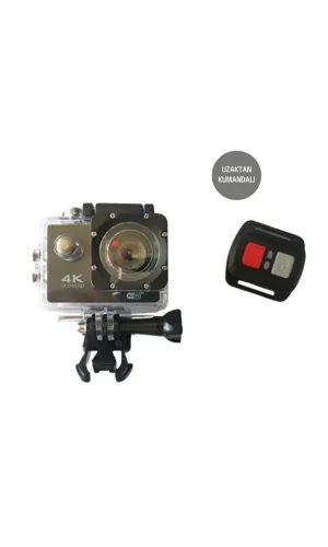 Kumandalı 4K Wi-Fi Aksiyon Kamerası
