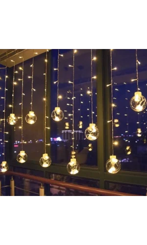 Küre Toplu Perde Led Işık