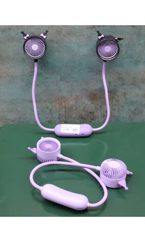 Kuromi Şarjlı Boyun Fanı Vantilatör 2 Kademeli Model 1