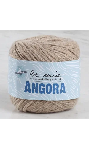 La Mia Angora 50gr Açık Kahve El Örgü İpi - L098 - 33806