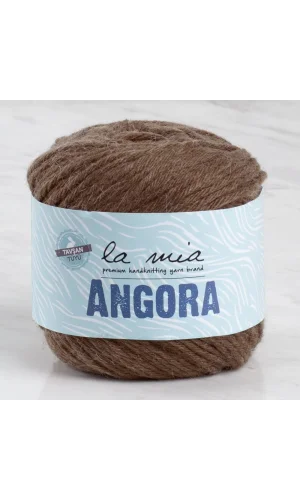 La Mia Angora 50gr Kahverengi El Örgü İpi - L133 - 33808