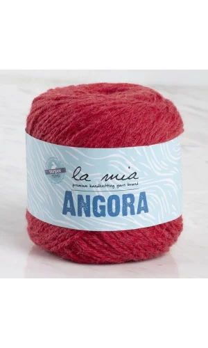 La Mia Angora 50gr Kırmızı El Örgü İpi - L004 - 33799