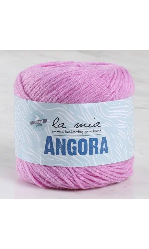 La Mia Angora 50gr Pembe El Örgü İpi - L107 - 33800