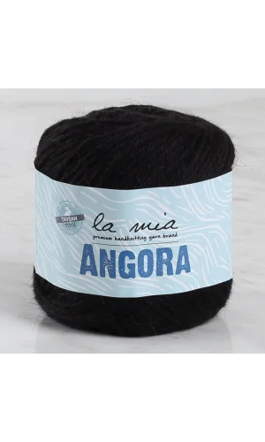 La Mia Angora 50gr Siyah El Örgü İpi - L006 - 33810