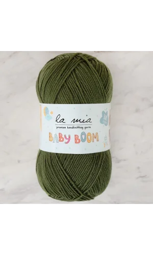 La Mia Baby Boom Asker Yeşili El Örgü İpi - 410 - 34458