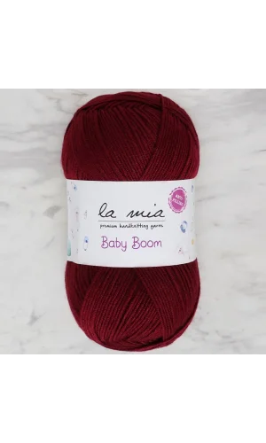 La Mia Baby Boom Bordo El Örgü İpi - 110 - 34453