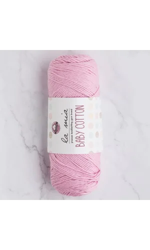 La Mia Baby Cotton Lila El Örgü İpi - L042 - 33637