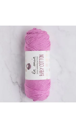 La Mia Baby Cotton Lila El Örgü İpi - L048 - 33638