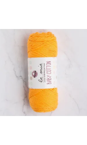 La Mia Baby Cotton Turuncu El Örgü İpi - L037 - 33652