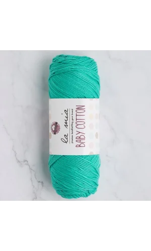 La Mia Baby Cotton Yeşil El Örgü İpi - L044 - 33653