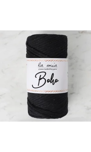 La Mia Boho Siyah Büküm Makrome İpi - L006 - 33997