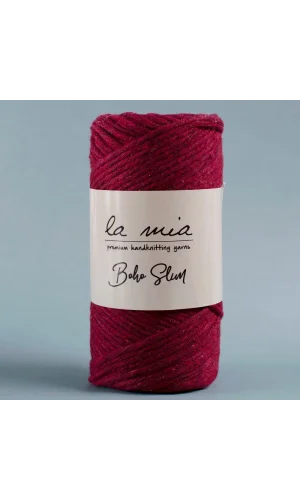 La Mia Boho Slim Bordo El Örgü İpi -L065 - 34200