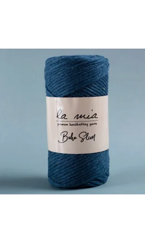 La Mia Boho Slim Havacı Mavi El Örgü İpi -L110 - 34199