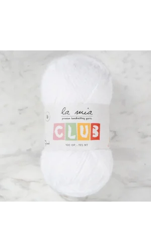 La Mia Club Beyaz El Örgü İpi - 601