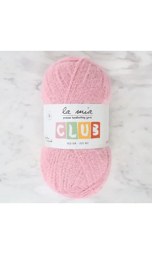 La Mia Club Pembe El Örgü İpi - 608