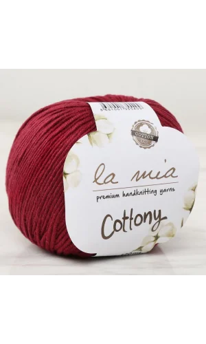 LA MİA COTTONY BORDO EL ÖRGÜ İPİ - L023