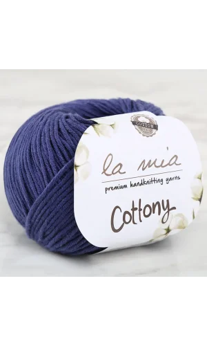 La Mia Cottony Lacivert El Örgü İpi - L038