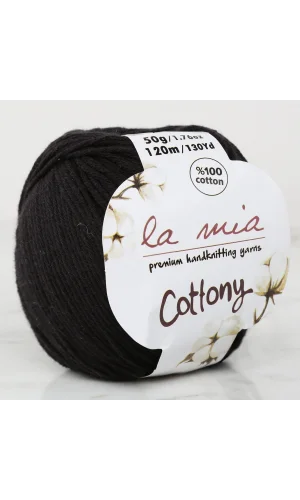 La Mia Cottony Siyah Bebek El Örgü İpi - P21 - 33556