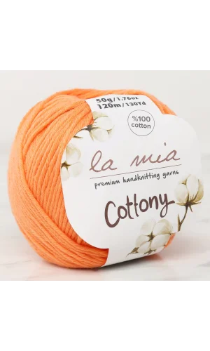 La Mia Cottony Turuncu El Örgü İpi - P22 - 33654