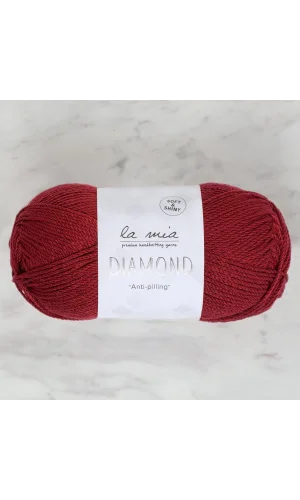 La Mia Diamond Bordo El Örgü İpi - L065 - 33726