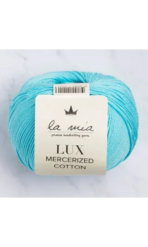 La Mia Lux Mercerized Cotton Cam Göbeği El Örgü İpi - 123 - 33749