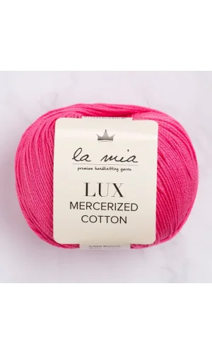 La Mia Lux Mercerized Cotton Fuşya El Örgü İpi - 35 - 33746