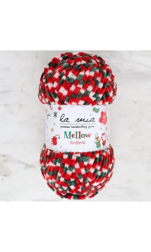 La Mia Mellow Christmas Altın Simli El Örgü İpi -