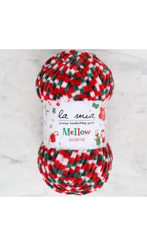 La Mia Mellow Christmas Gümüş simli El Örgü İpi -