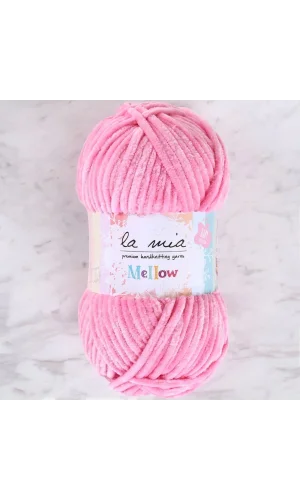 La Mia Mellow Pembe El Örgü İpi - 914 - 34160