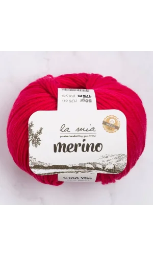 La Mia Merino Fuşya El Örgü İpi - L058 - 33787