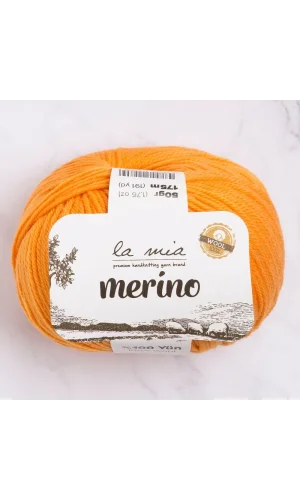 La Mia Merino Turuncu El Örgü İpi - L139 - 33793