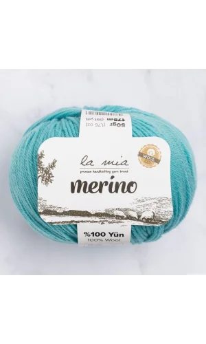 La Mia Merino Yeşil El Örgü İpi - L053 - 33794