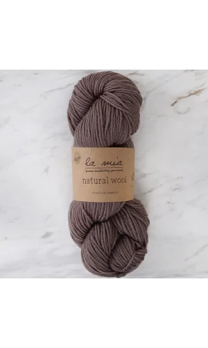 La Mia Natural Wool Açık Kahverengi El Örgü İpi - H5 - 33604