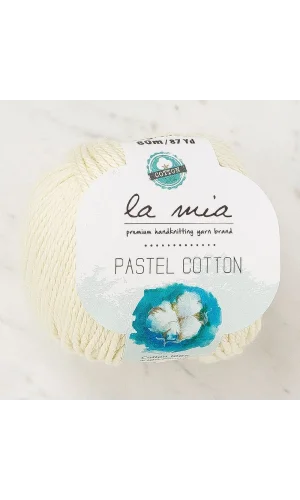 La Mia Pastel Cotton Sarı El Örgü İpi - L182 - 33951