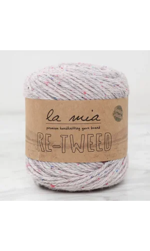 La Mia Re-Tweed Açık Gri Melanj El Örgü İpi - L156