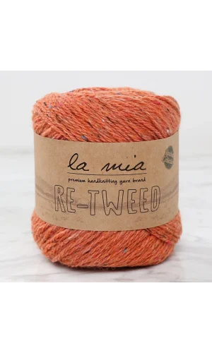 La Mia Re-Tweed Turuncu Melanj El Örgü İpi - L144