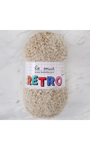 La Mia RETRO Bej El Örgü İpi - LM1013