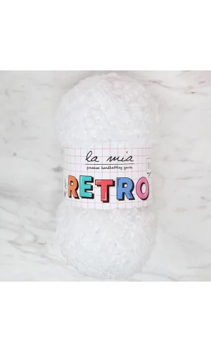 La Mia RETRO Beyaz El Örgü İpi - LM1002