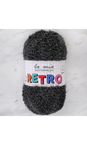 La Mia RETRO Koyu Gri El Örgü İpi - LM6802