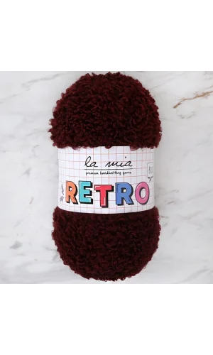 La Mia RETRO Koyu Kahverengi El Örgü İpi - LM3201