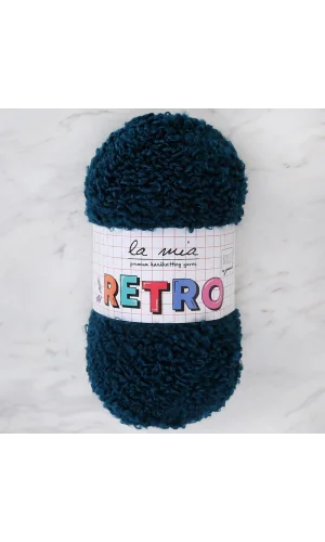 La Mia RETRO Petrol Mavisi El Örgü İpi - LM5206