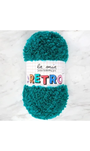 La Mia RETRO Petrol Yeşil El Örgü İpi - LM0820