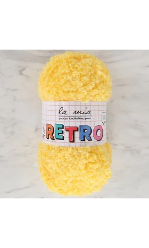 La Mia RETRO Sarı El Örgü İpi - LM0210