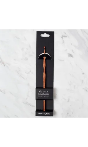 La Mia Rosewood 3 mm 15.5 cm Ahşap Yün Tığ